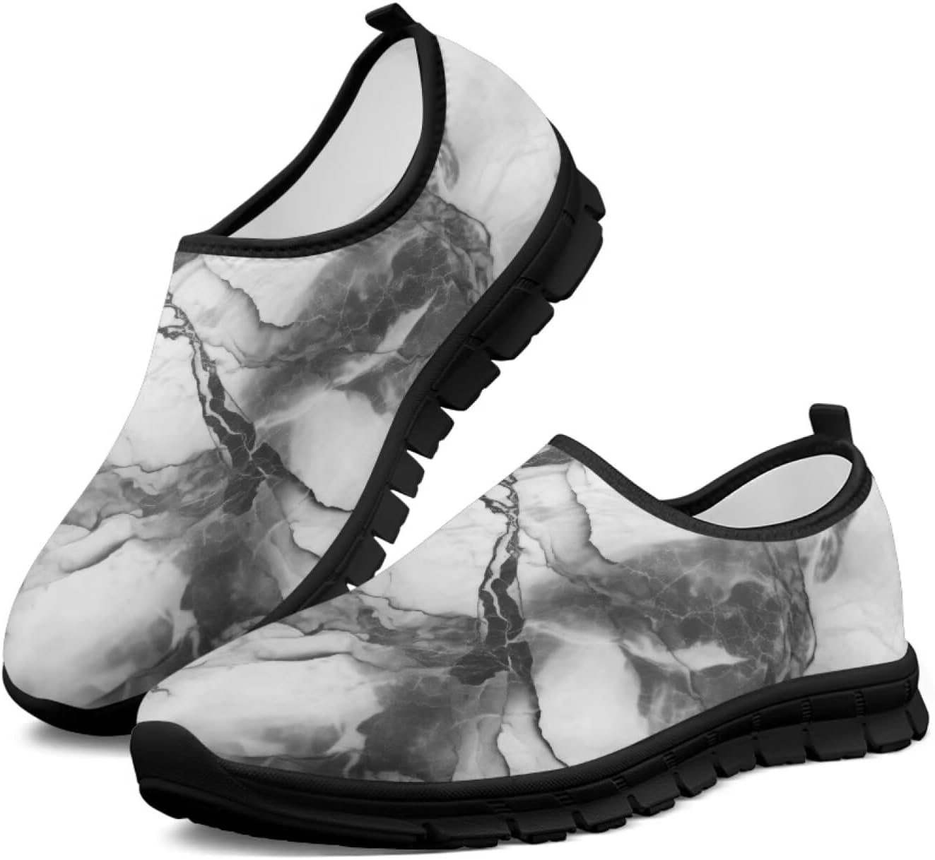 

Мужские слипоны Howilath, дышащие кроссовки с черной подошвой, для треккинга, легкая спортивная обувь для шопинга и походов