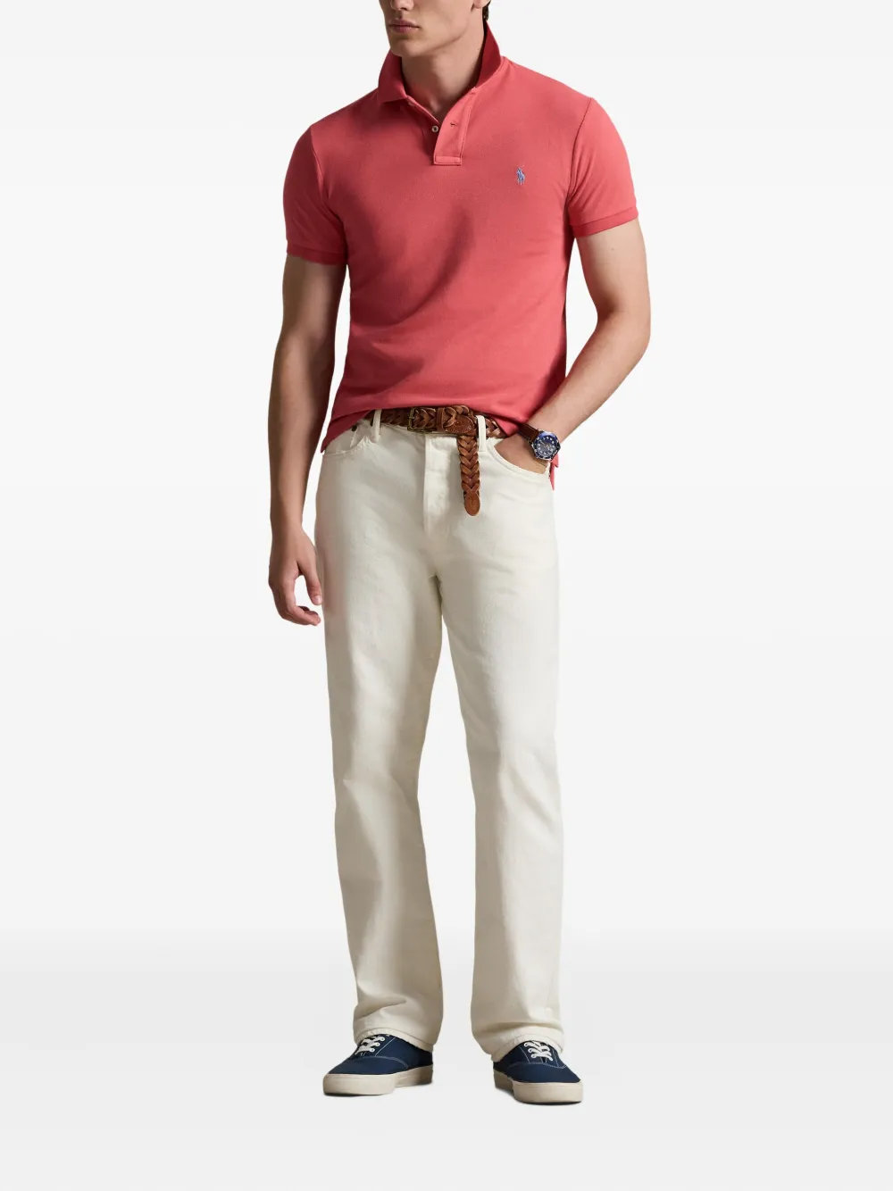 Рубашка поло с короткими рукавами Polo Ralph Lauren, красный — фото 2