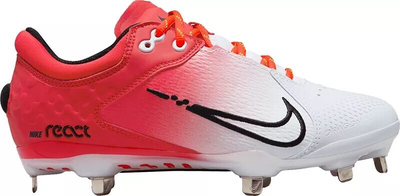 

Женские софтбольные бутсы для софтбола Nike Hyperdiamond 4 Elite Metal Fastpitch, красный/черный