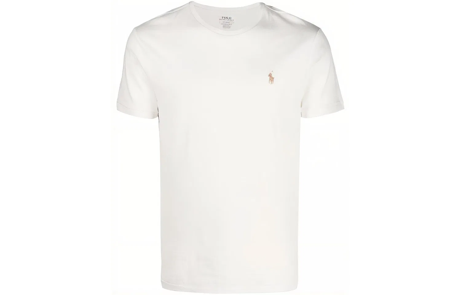 Футболка из хлопка с вышивкой Polo Pony Polo Ralph Lauren, White