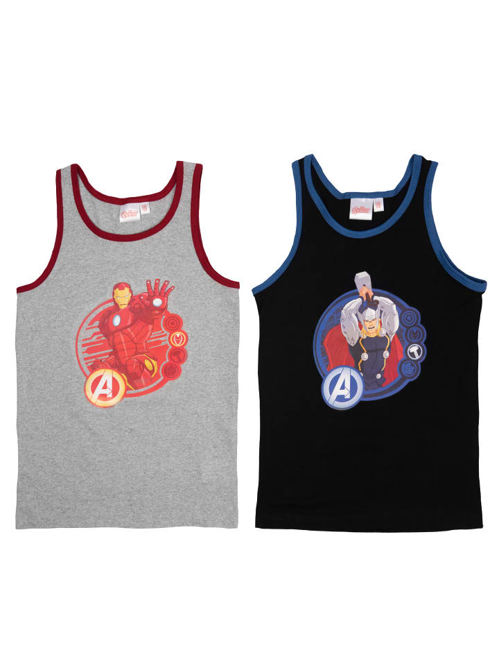 

Майка Avengers, серый/черный