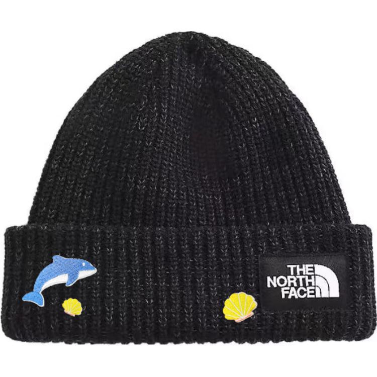 

THE NORTH FACE Полиэстеровая шапка унисекс черная, One Size Black Logo