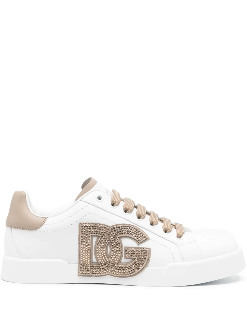 Кеды с нашивкой-логотипом DOLCE & GABBANA, белый