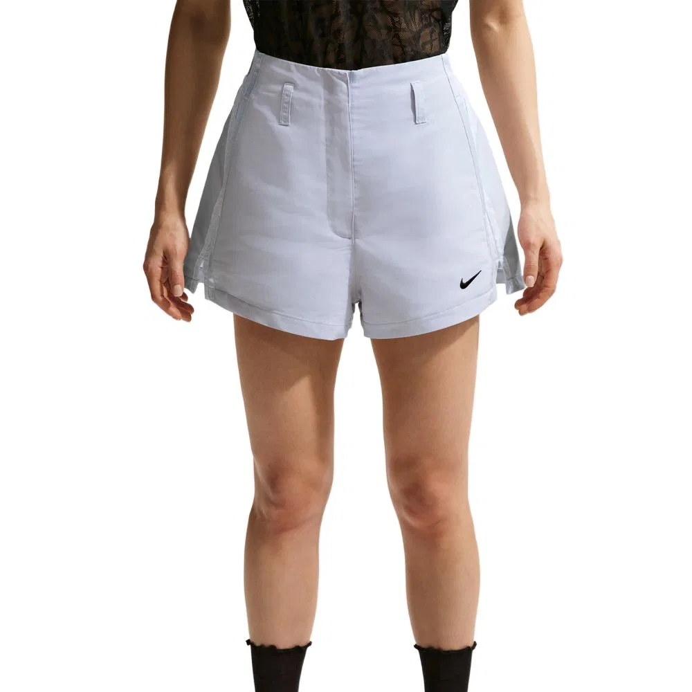 Женские повседневные шорты AS W NK ELEVATED STREET Nike, Light Gray Blue