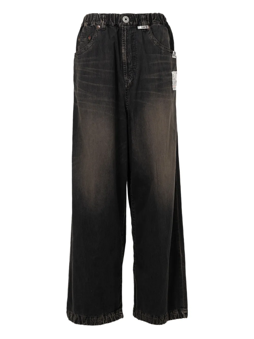 

Джинсы на эластичном поясе Maison Mihara Yasuhiro, черный