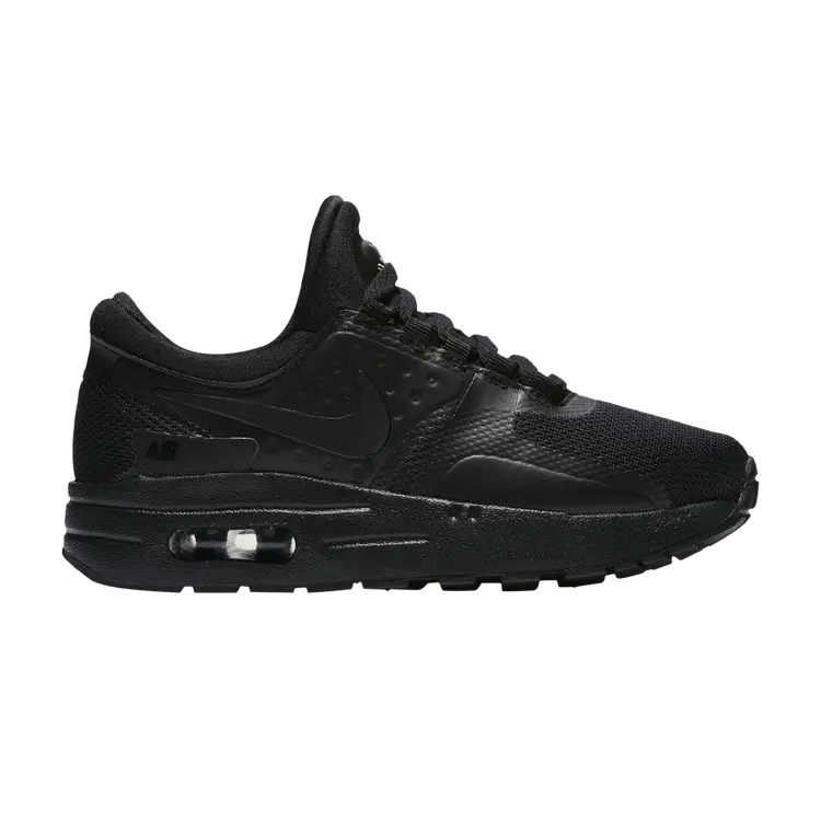 

Кроссовки Nike Air Max Zero Essential PS 'Triple Black', черный