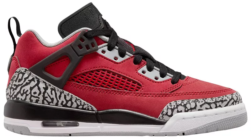 

Полуботинки Jordan Spizike для начальной школы для детей, красный/черный/серый