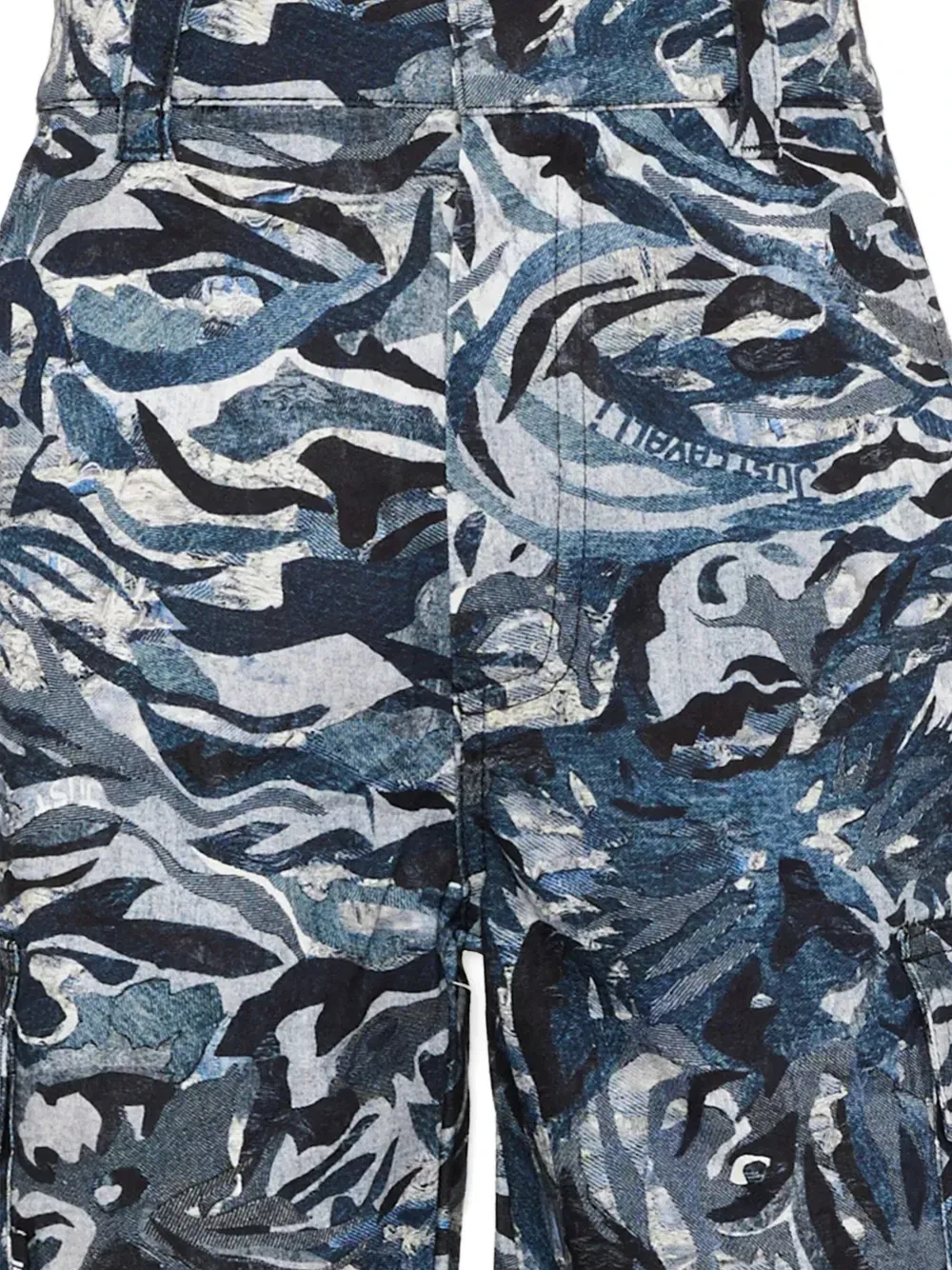 Шорты карго Just Cavalli Kids, синий — фото 4