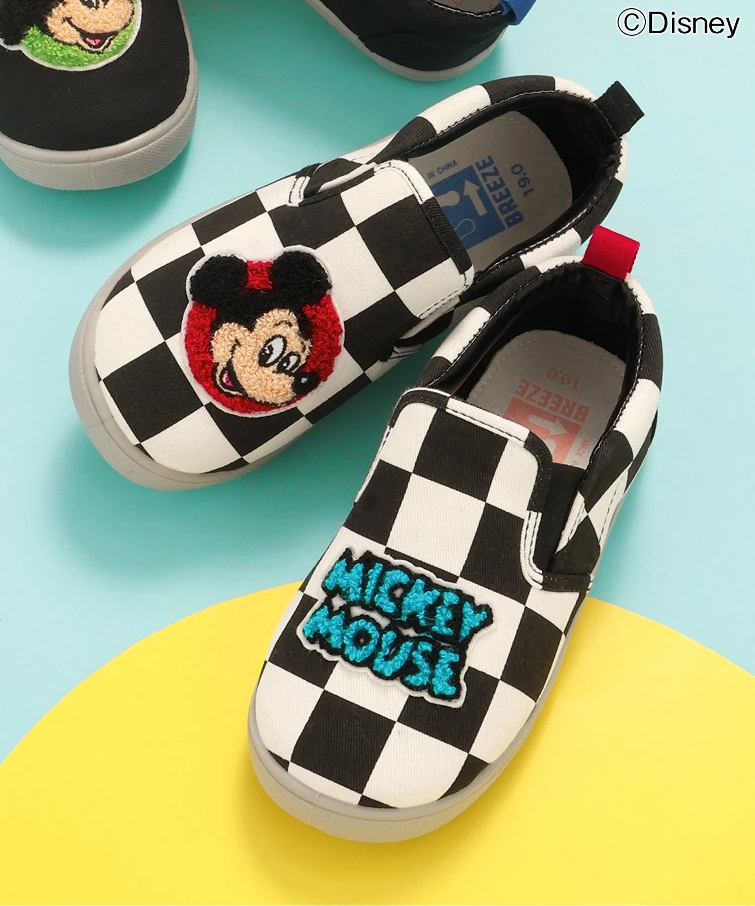 Детские слипоны Disney с аппликацией Микки Маус