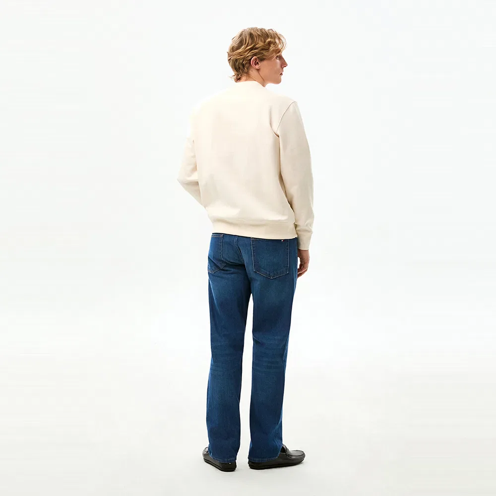 Мужской свитшот Essential Intech Crewneck, цвет айвори, от Tommy Hilfiger — фото 3