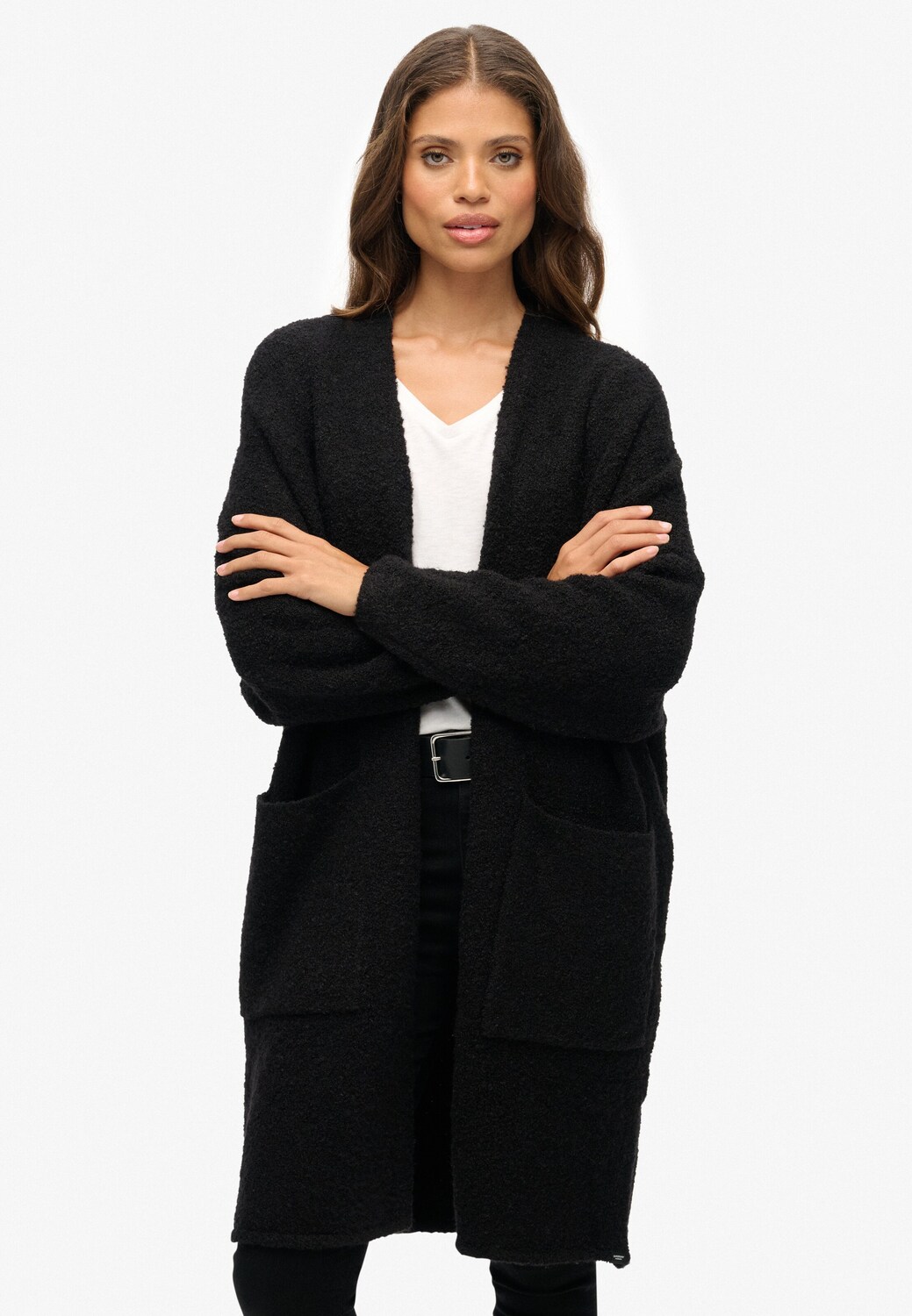 

Superdry & Co Вязаный кардиган в черном цвете