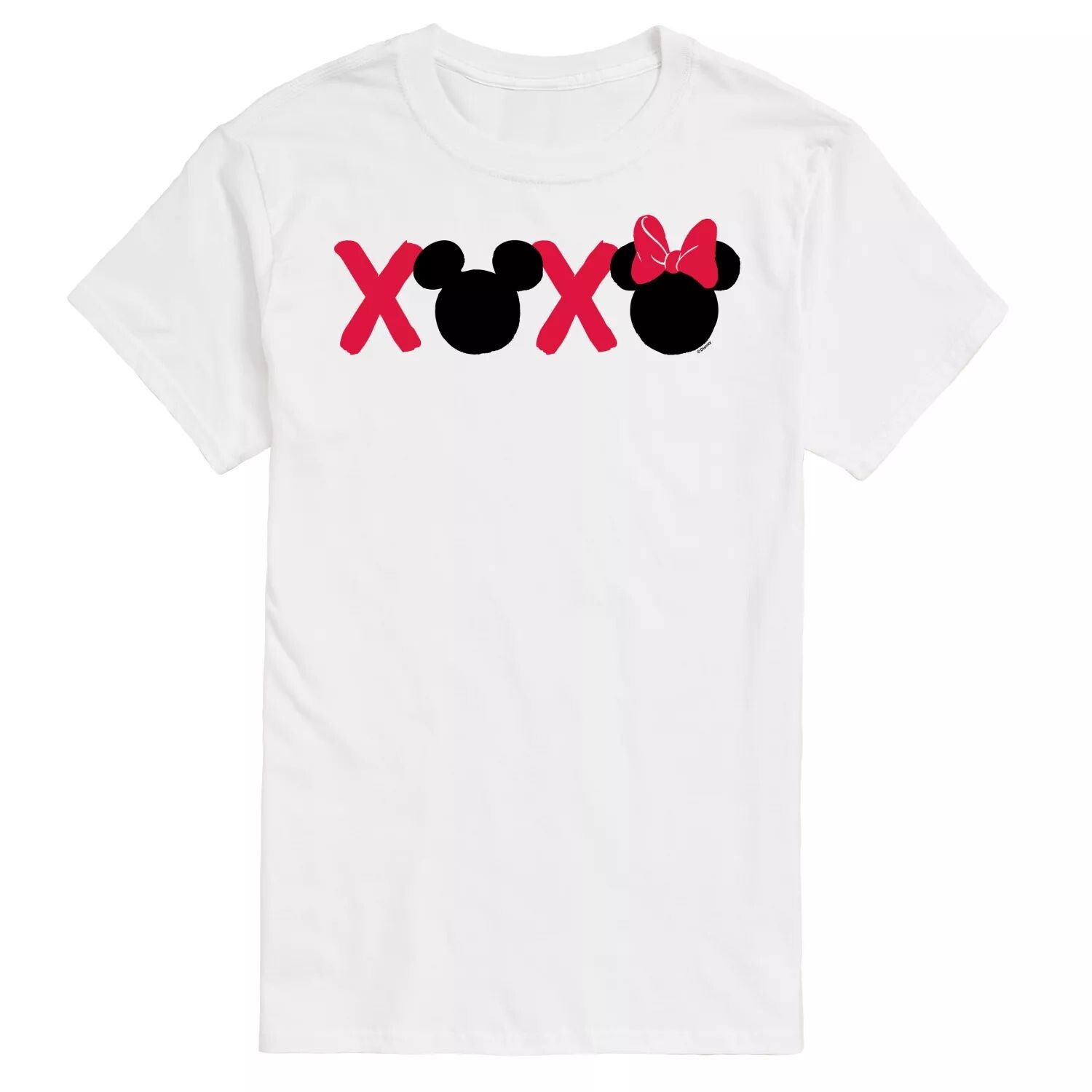 

Мужская футболка с рисунком Disney's Mickey & Minnie Mouse XOXO