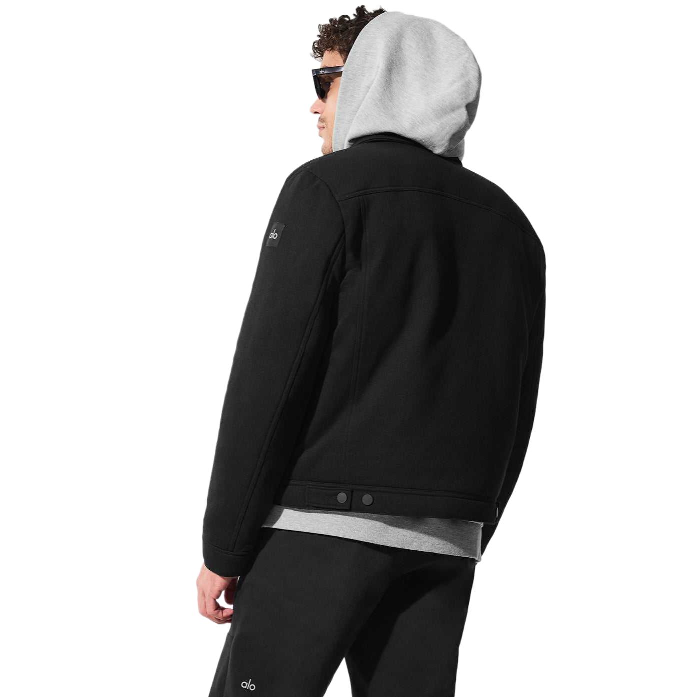 

Мужские пиджаки с лацканами, средней кроя, другие Alo Yoga, черный