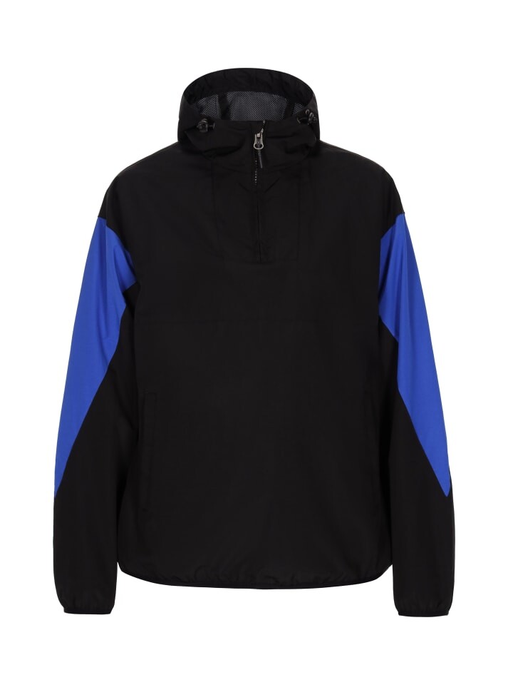 

Блузон hoona, цвет schwarz königsblau colorblock