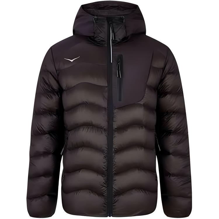 

HOKA ONE ONE Пуховик мужской черный, Black