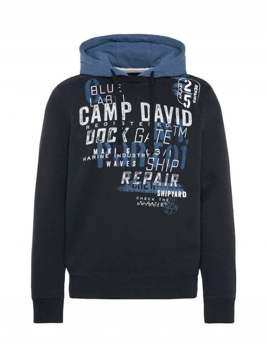 

Толстовка с капюшоном Camp David, черный