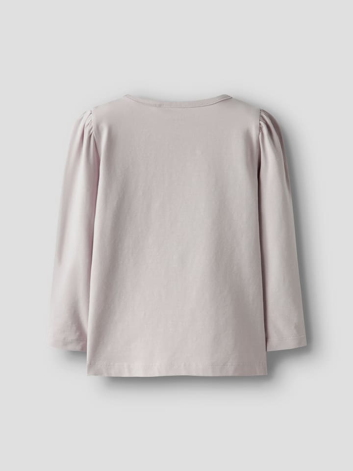 Name it Футболка с длинными рукавами NMFDIANA STITCH LS TOP BOX WDI сиреневого мраморного цвета — фото 2