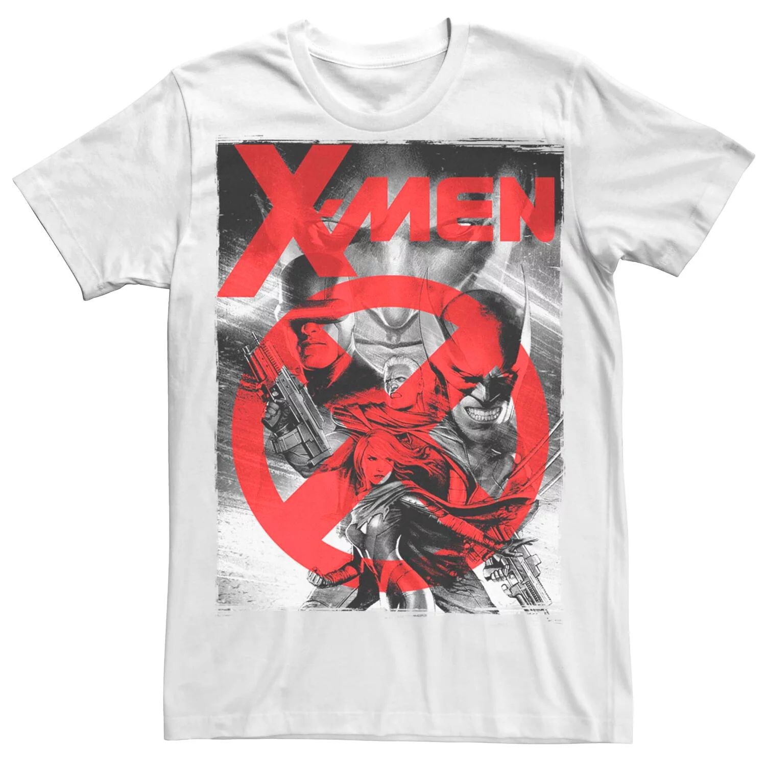 

Мужская футболка с плакатом в темный тон Marvel's X-Men Licensed Character