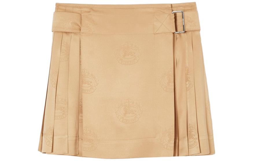 

Юбка Equestian Knight print Jacquard Silk Top Burberry, Soft Tawny