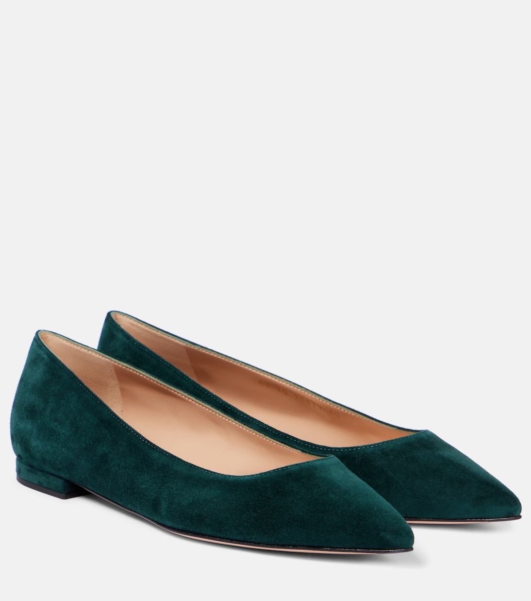 Балетки Gianvito из замши Gianvito Rossi, Hunter