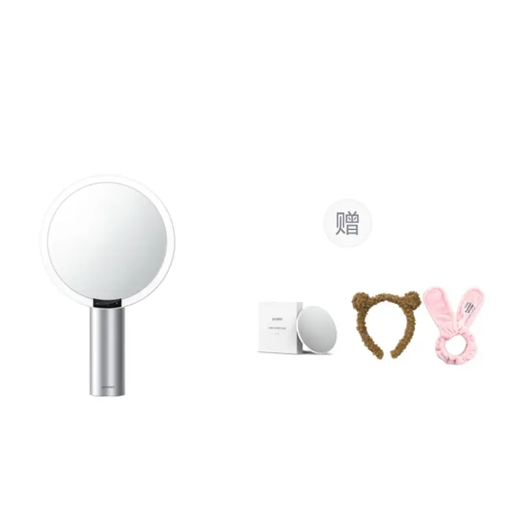 

Маленькое белое зеркало для макияжа AMIRO, белый Magnifying Glass*1+Headband/Hair Band (Random Shipment) *1