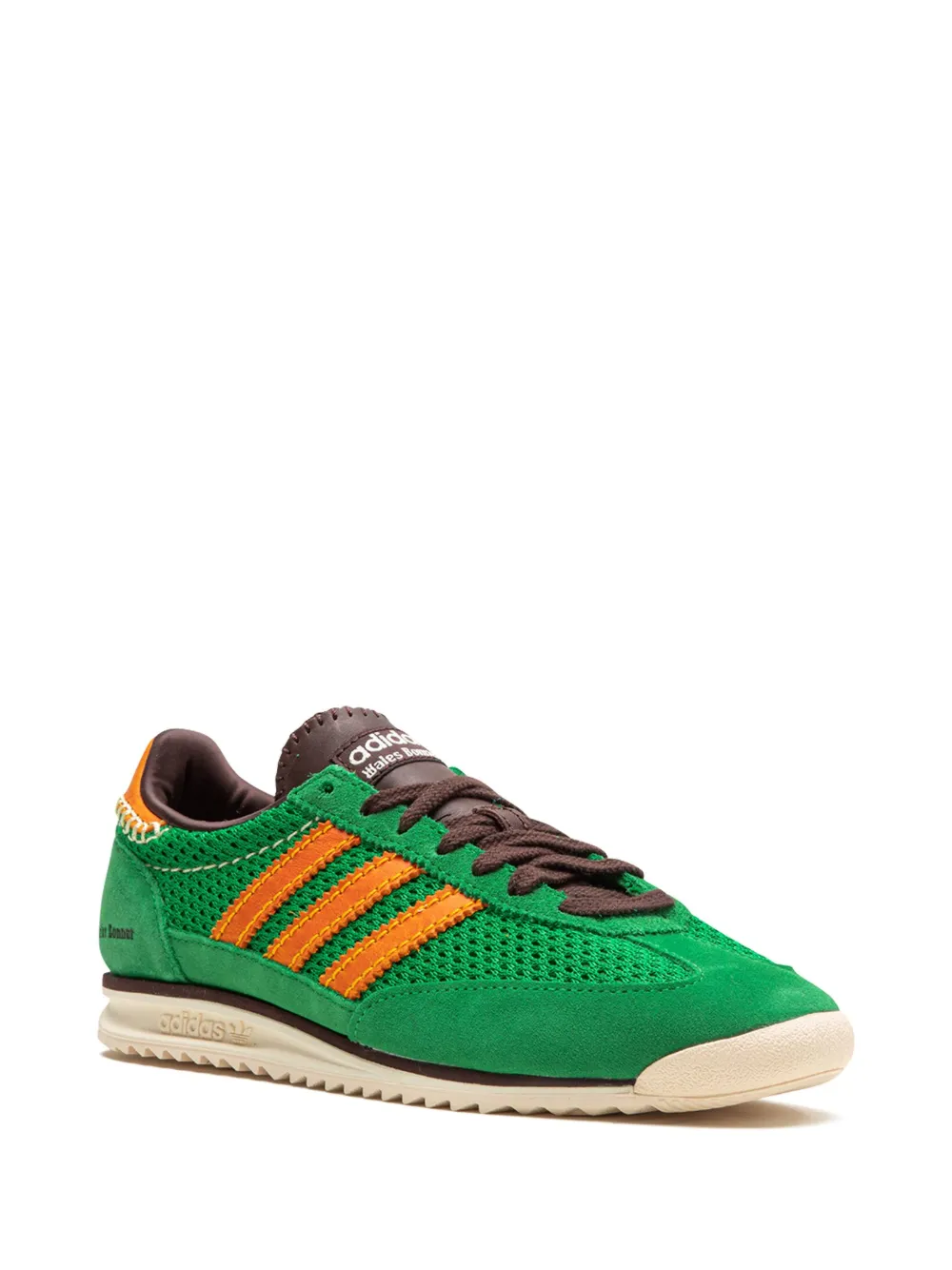 Кроссовки SL72 из коллаборации с Wales Bonner Adidas, зеленый — фото 2