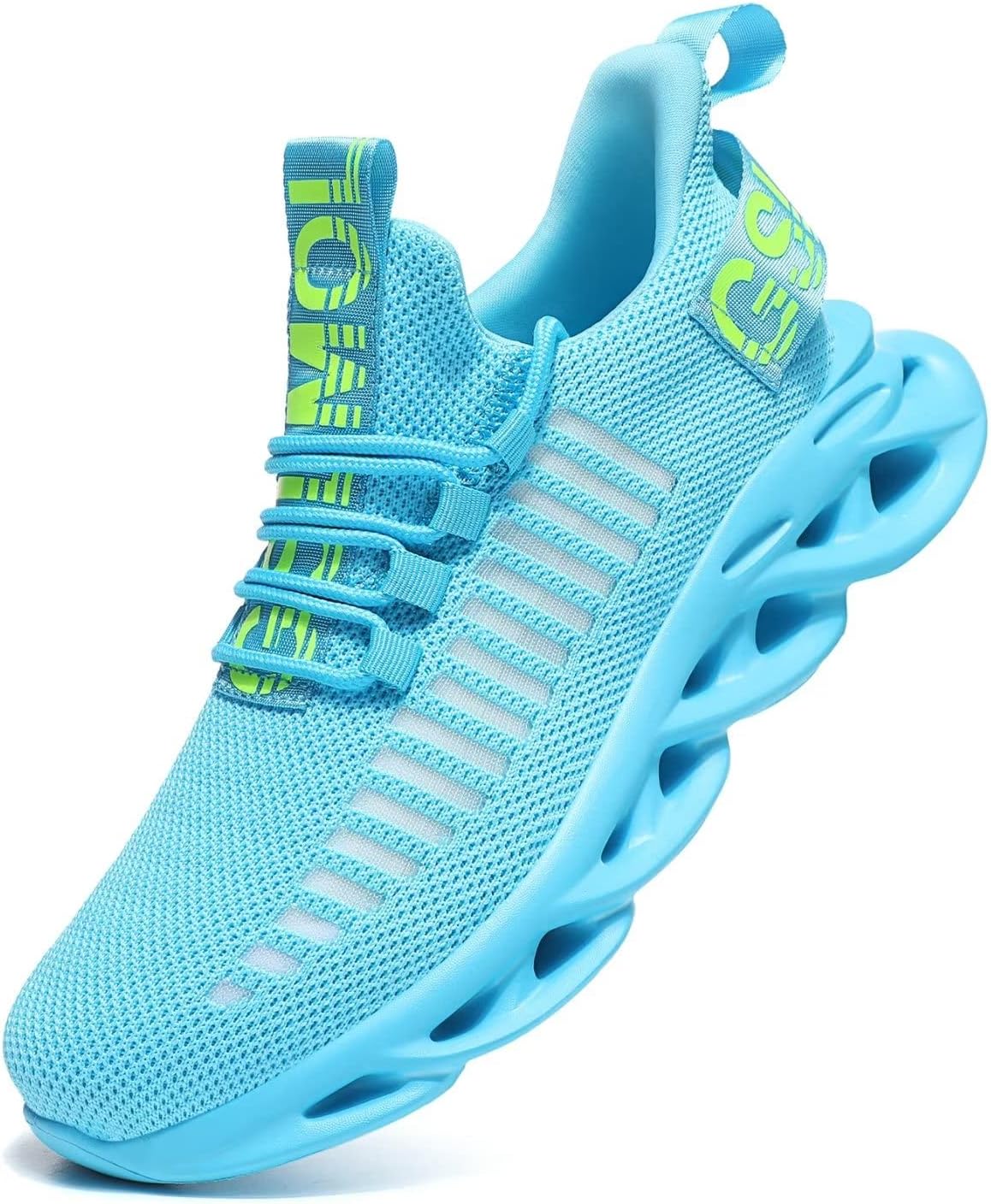 

Мужские кроссовки Jakcuz для бега, модные кеды, легкие, много цветов, для фитнеса, небесно-голубой