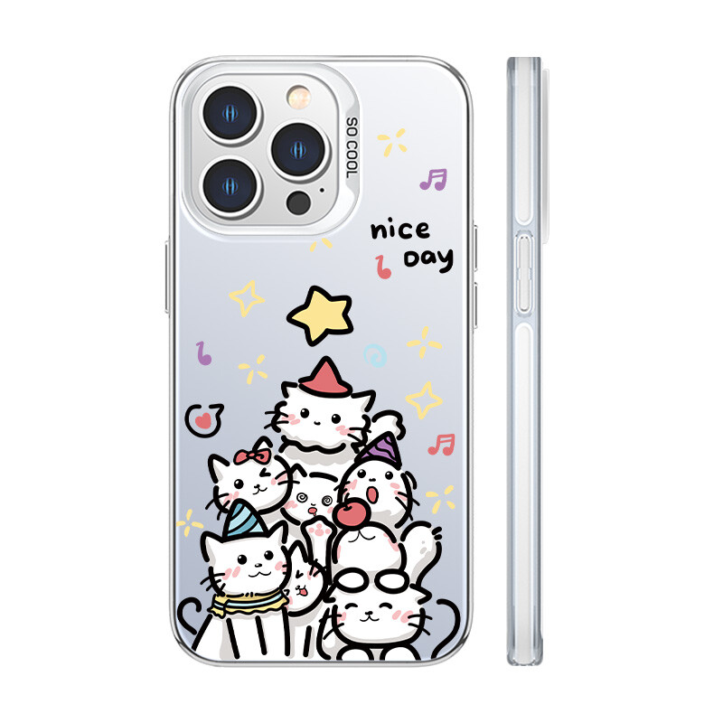 

MINISO чехол для телефона, Color silver black black frame - DWQFCY174