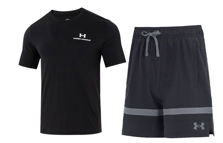 

Мужская повседневная спортивная одежда Under Armour, цвет Black