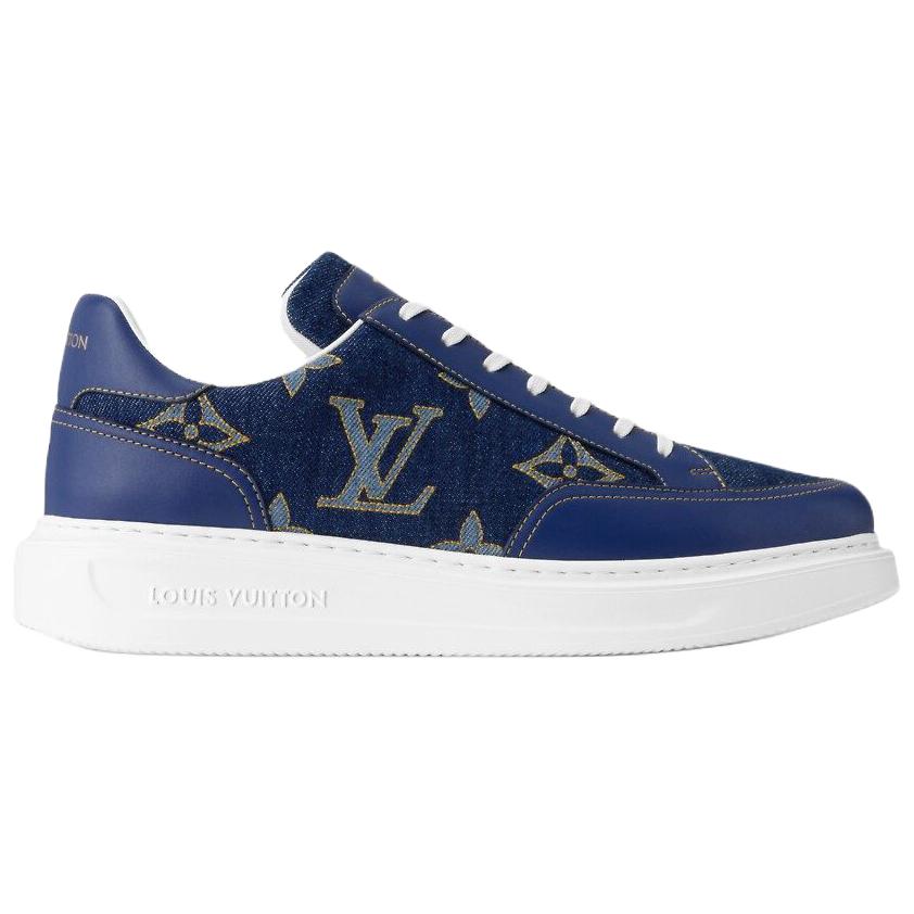 LOUIS VUITTON Низкие скейтборд кроссовки Beverly Hills мужские blue — фото 3
