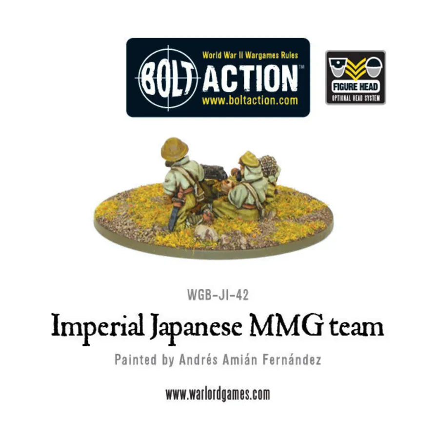 

Императорская японская команда MMG, Bolt Action - Japanese - Imperial Japanese (28mm)