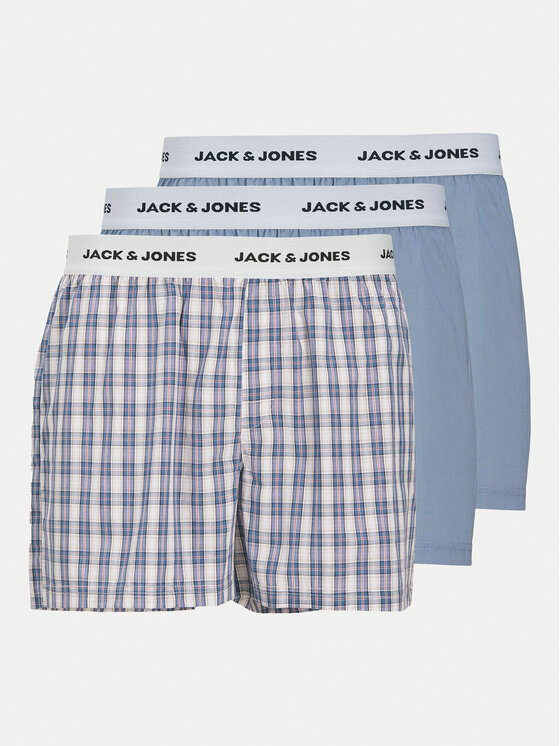 

Комплект из 3 боксеров Jack&Jones, голубой