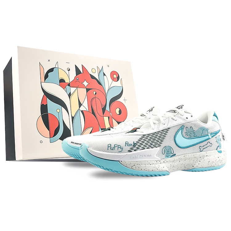 

Nike Air Zoom G.T. Cut Academy амортизирующие нескользящие низкие баскетбольные кроссовки унисекс синий белый, цвет White