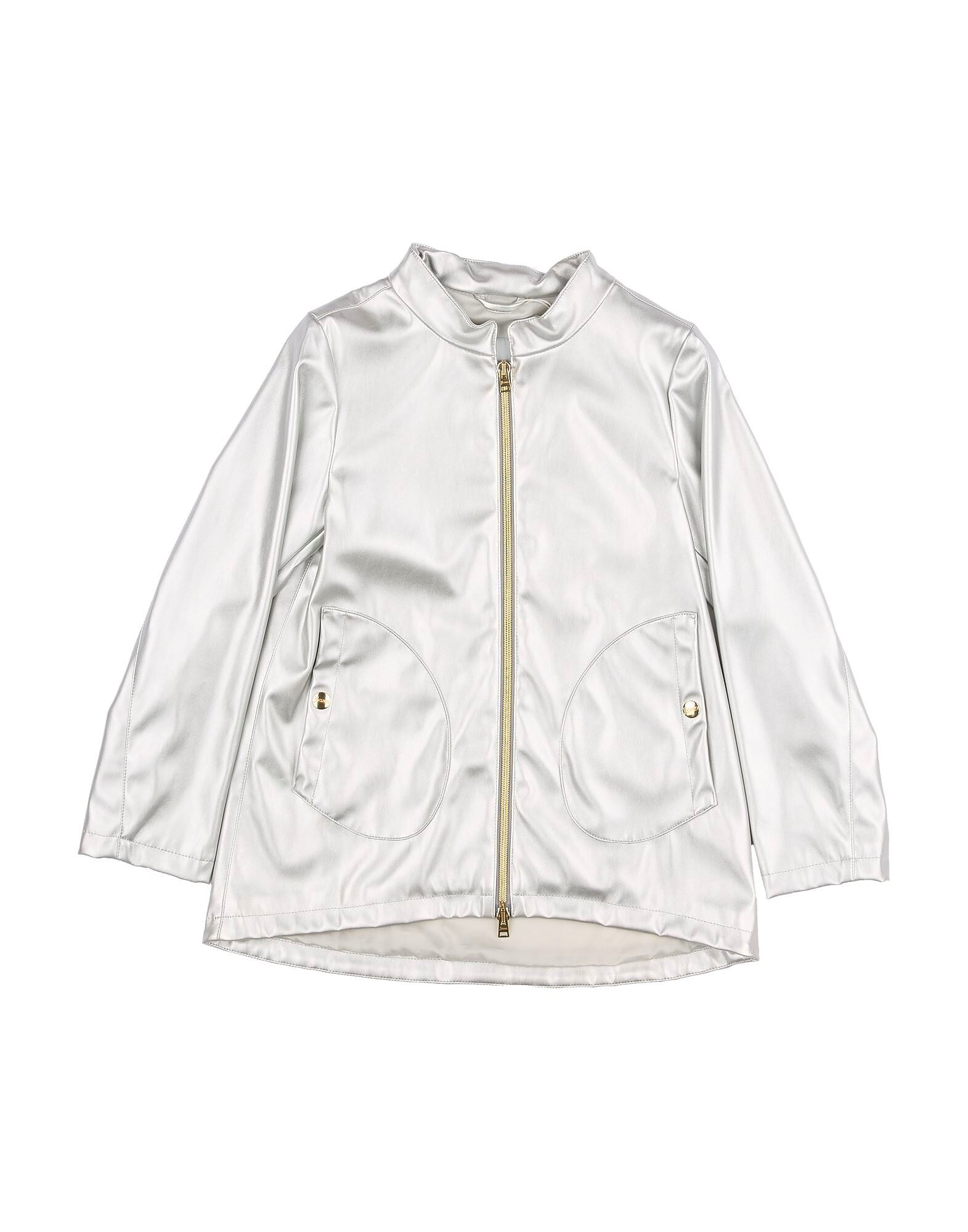 

Плащ для девочек Herno, серебряный