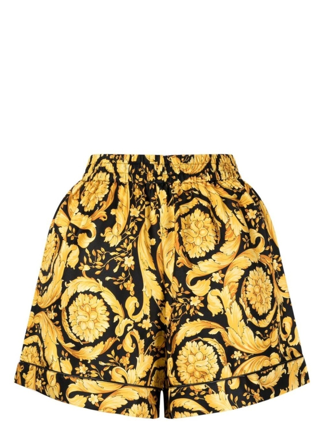 

Пижамные шорты с принтом Barocco Versace, желтый