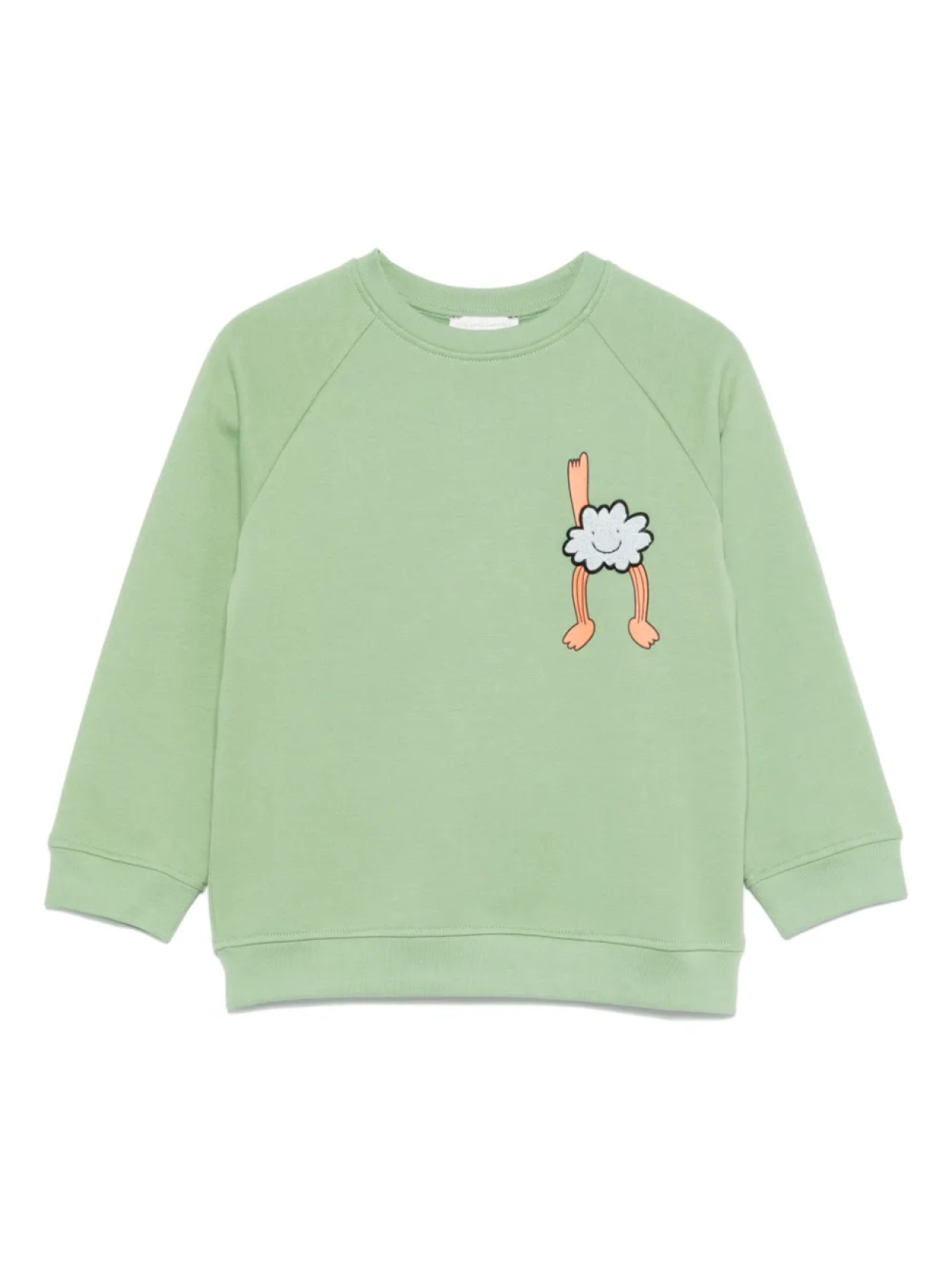 

Толстовка с аппликацией «Облака» Stella McCartney Kids, зеленый