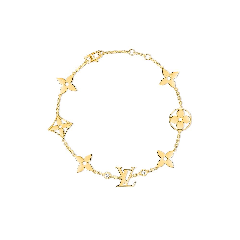

БРАСЛЕТ IDYLLE BLOSSOM MONOGRAM, ЖЕЛТОЕ ЗОЛОТО И БРИЛЛИАНТЫ Louis Vuitton, золотой