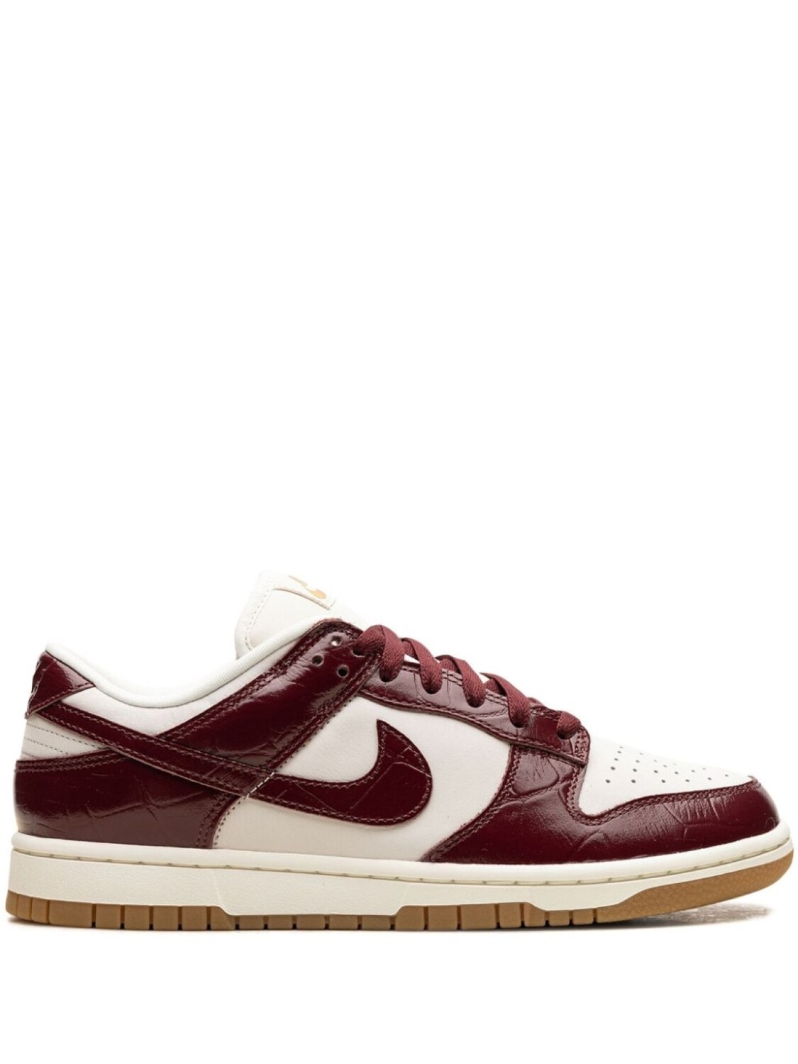 

Кроссовки Dunk Low LX Team Red Croc Nike, красный