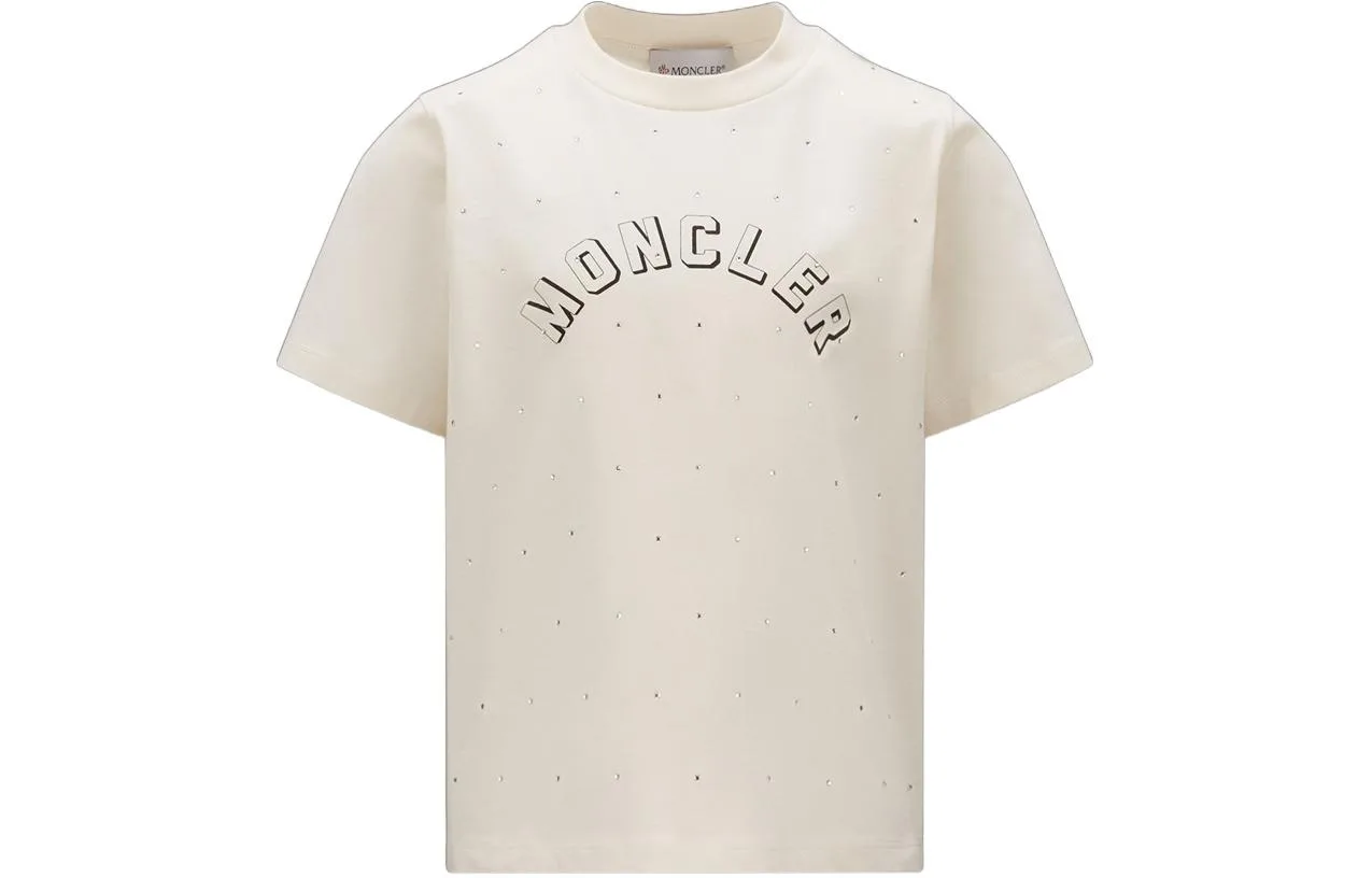 Moncler Футболка FW23 Ecru детская