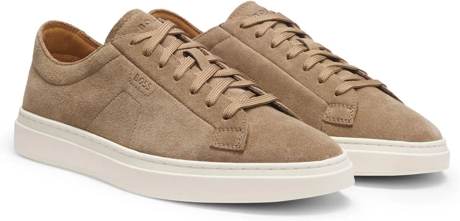 BOSS Мужские теннисные кроссовки Kieran_Tenn_wcsd 10271675 01, Medium Beige — фото 3