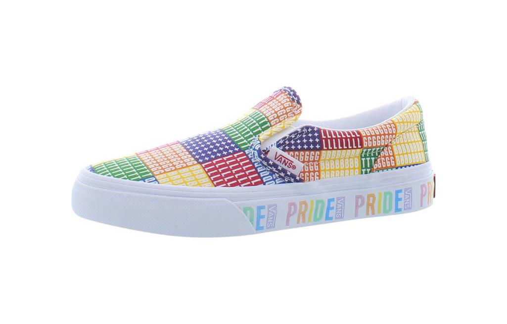 

Слипоны Vans для детей Обувь для скейтбординга для детей, Multicolor