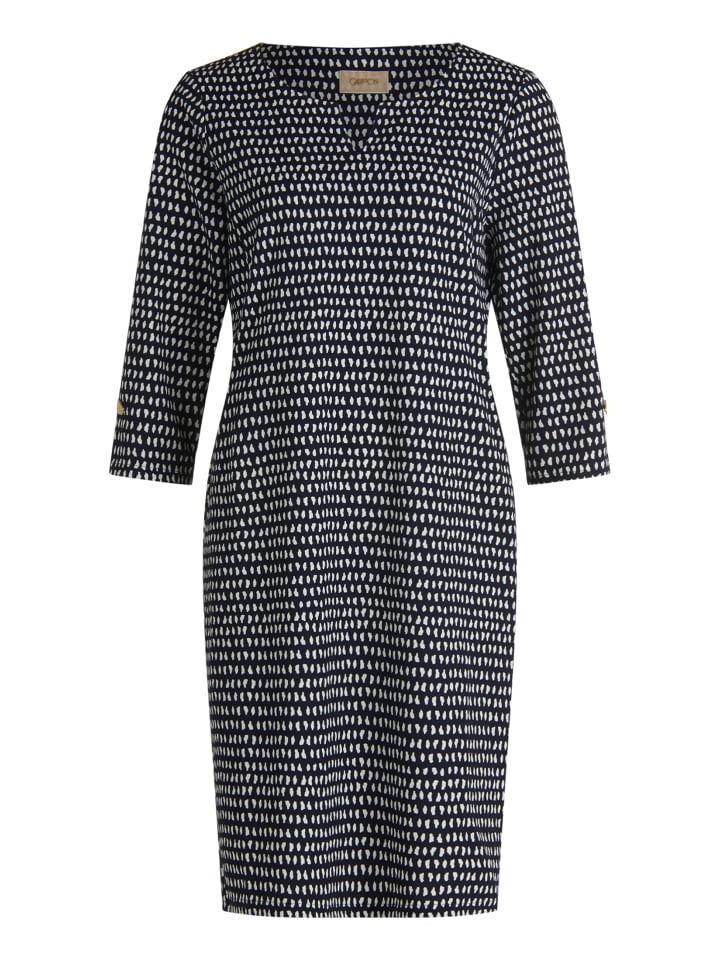 

CARTOON Повседневное платье с узором темно-синего/белого цвета