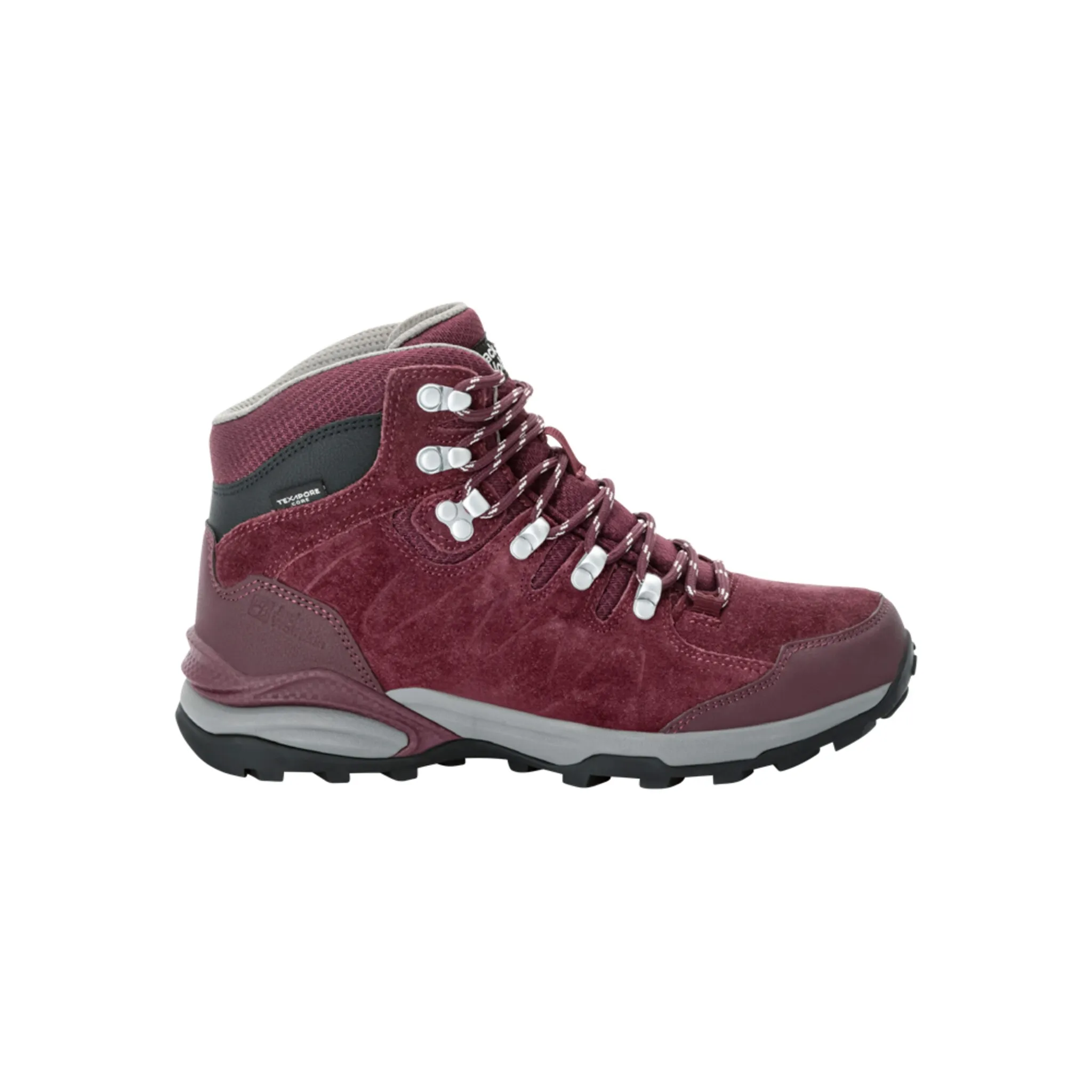 Кроссовки Jack Wolfskin "REFUGIO TEXAPORE MID W", бордовый