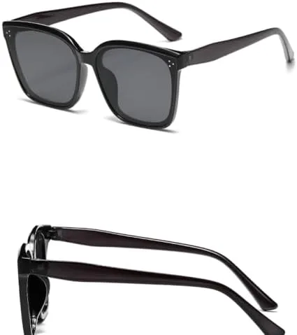 

Женские солнцезащитные очки большого квадратного размера 2027 года, винтажные солнцезащитные очки в крупной оправе с градиентным переходом цвета MTZJH, Brown