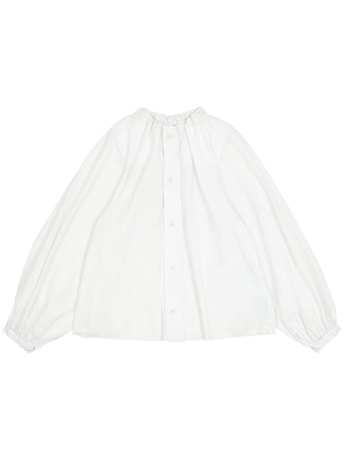 

MM6 Maison Margiela рубашка со сборками, белый