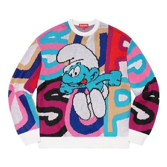 

Свитер smurfs sweater 'mulri-color' Supreme, мультиколор