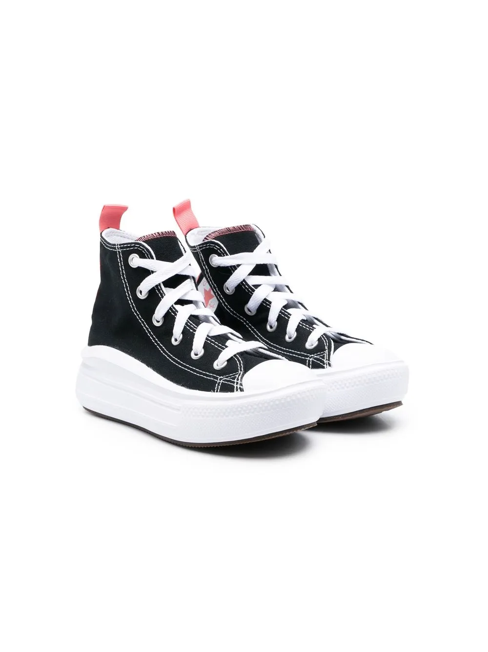

Высокие кроссовки на платформе Converse Kids, черный