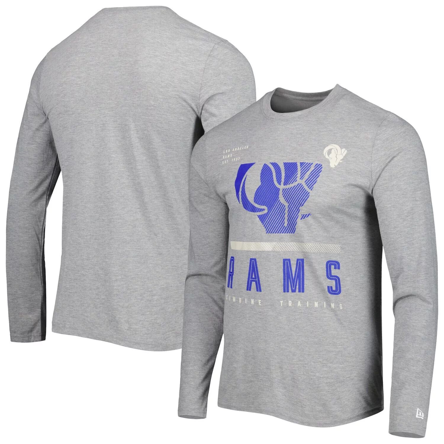 

Мужская серая футболка Los Angeles Rams с длинным рукавом с аутентичной красной зоной New Era, Красный, Мужская серая футболка Los Angeles Rams с длинным рукавом с аутентичной красной зоной New Era