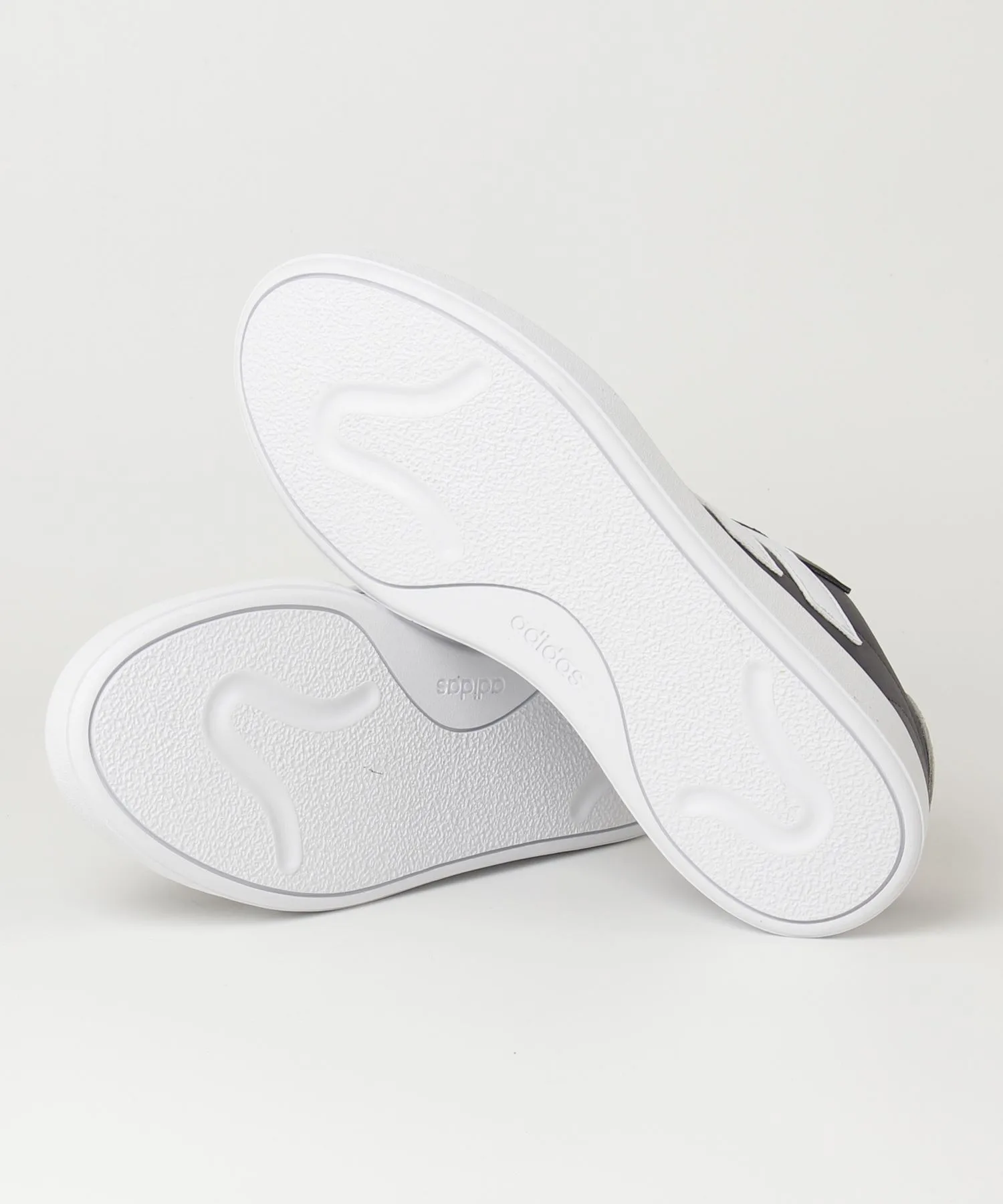 Мужские кроссовки из синтетической кожи adidas Court Block чёрные — фото 3