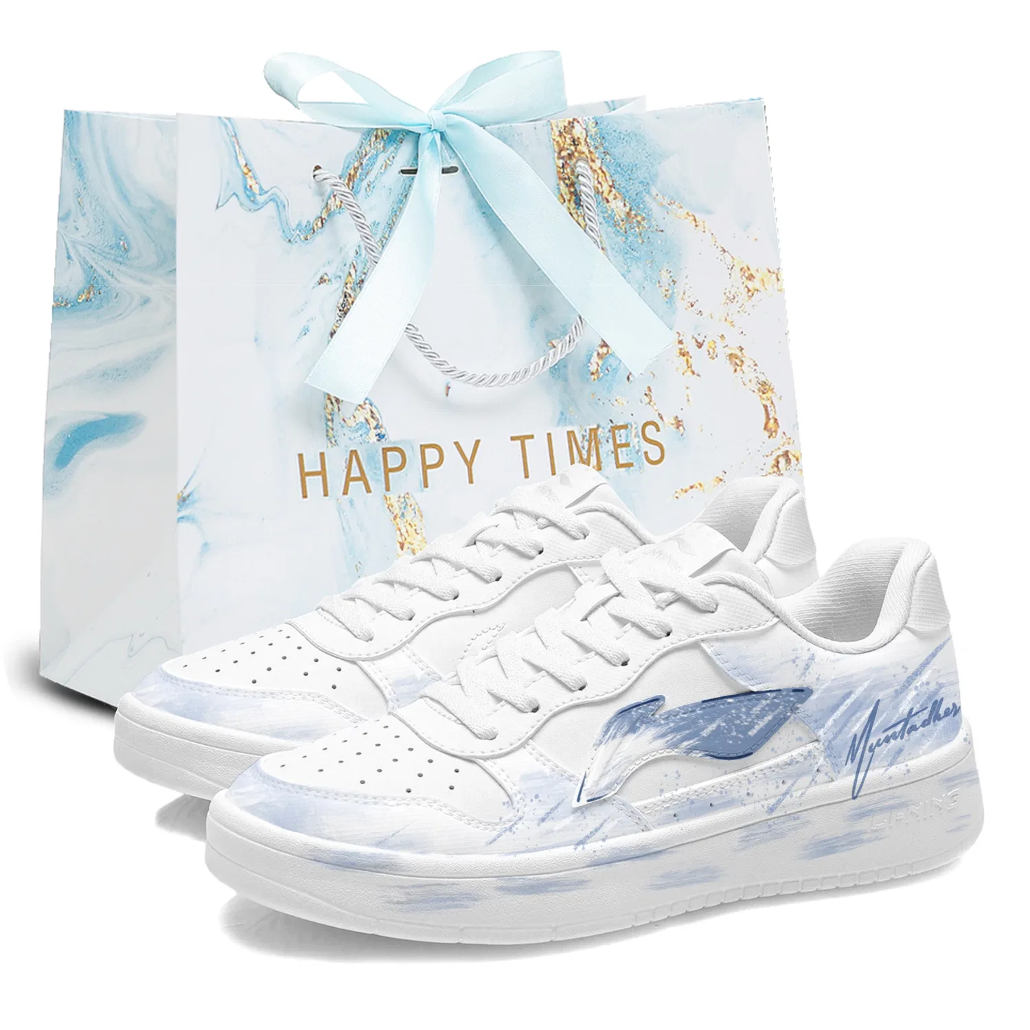 Кроссовки кеды Li-Ning Floating Boat белые